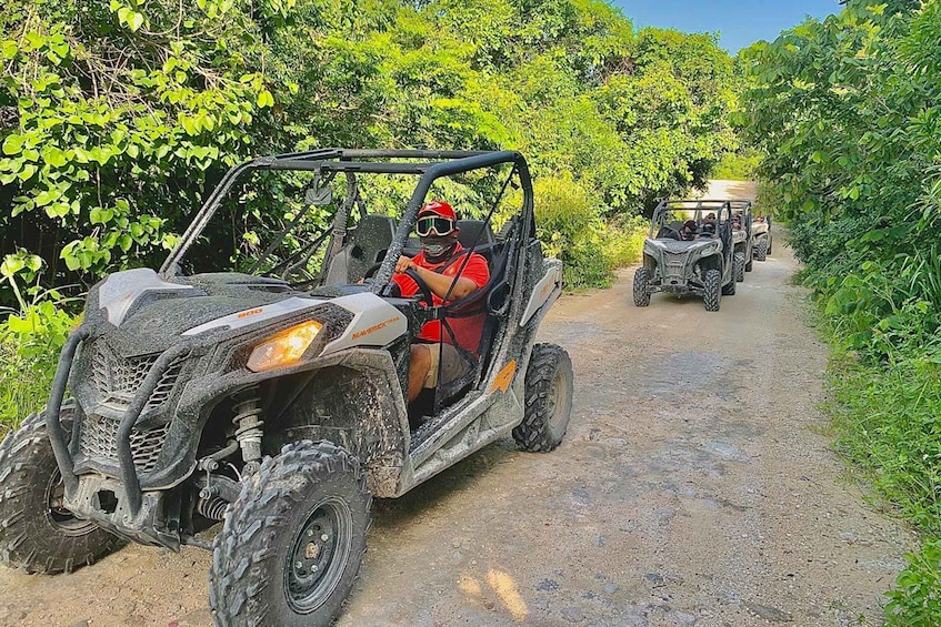 Picture 1 for Activity Playa Del Carmen: Cenote & Mayan Village Tour by Buggy