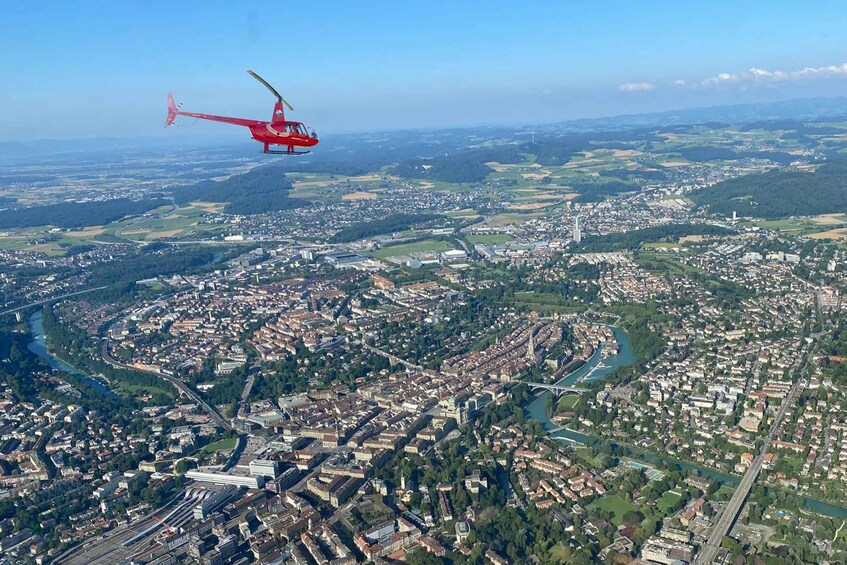 Bern: Private 18-Minute Helicopter Flight for up to 3 People