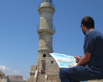 Chania Old Town: Drawing tour with an Artist