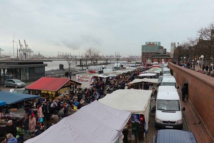 Hamburg: Morgentur på Reeperbahn, havnen og fiskemarkedet