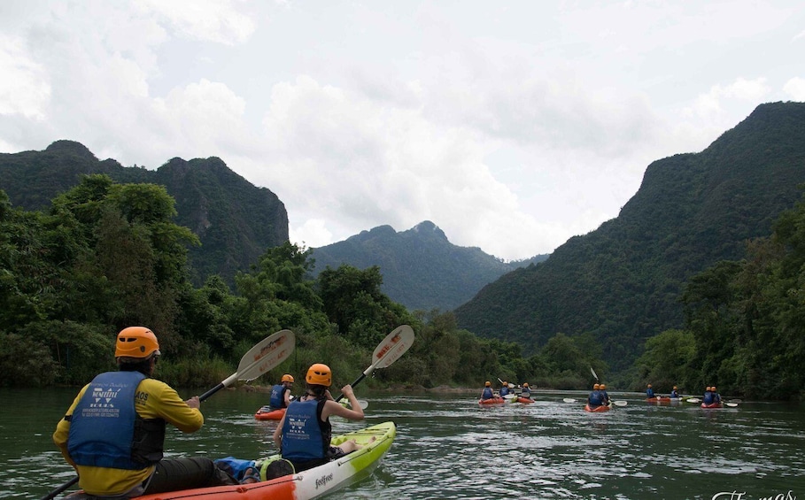 Picture 8 for Activity Vang Vieng: Tham Nangfar and Tham Nam Day Tour with Kayaking