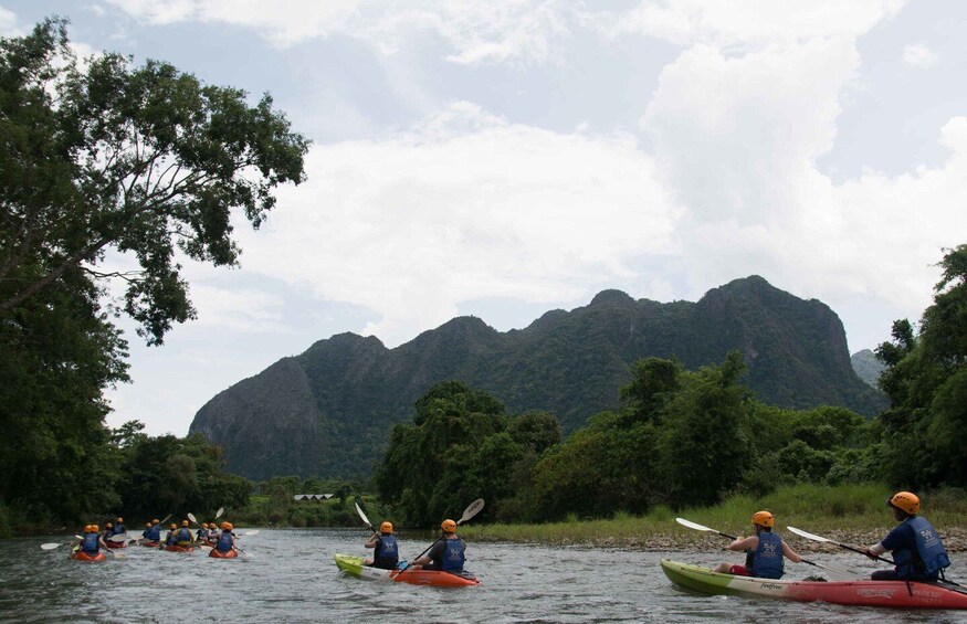 Picture 7 for Activity Vang Vieng: Tham Nangfar and Tham Nam Day Tour with Kayaking