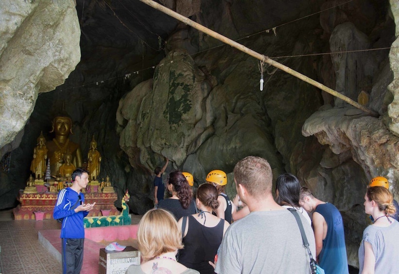 Picture 1 for Activity Vang Vieng: Tham Nangfar and Tham Nam Day Tour with Kayaking