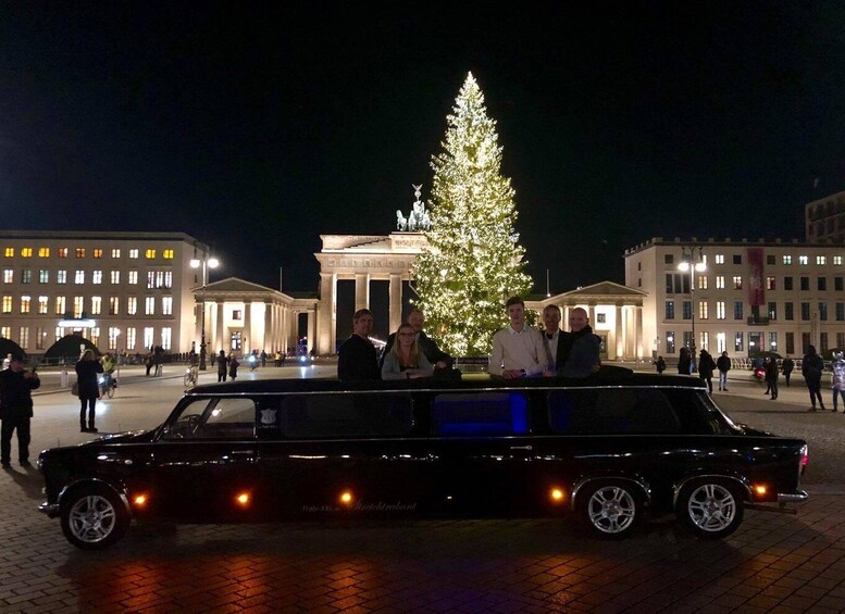 Picture 5 for Activity Berlin: 1.5-Hour Winter Lights Tour by Trabi Limousine