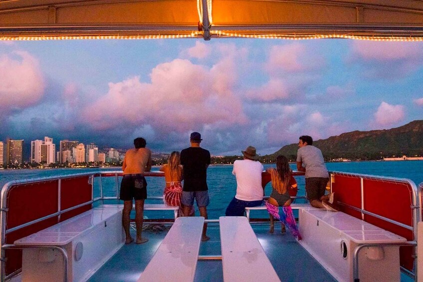 Picture 6 for Activity Oahu: Waikiki Glass Bottom Boat Sunset Cruise