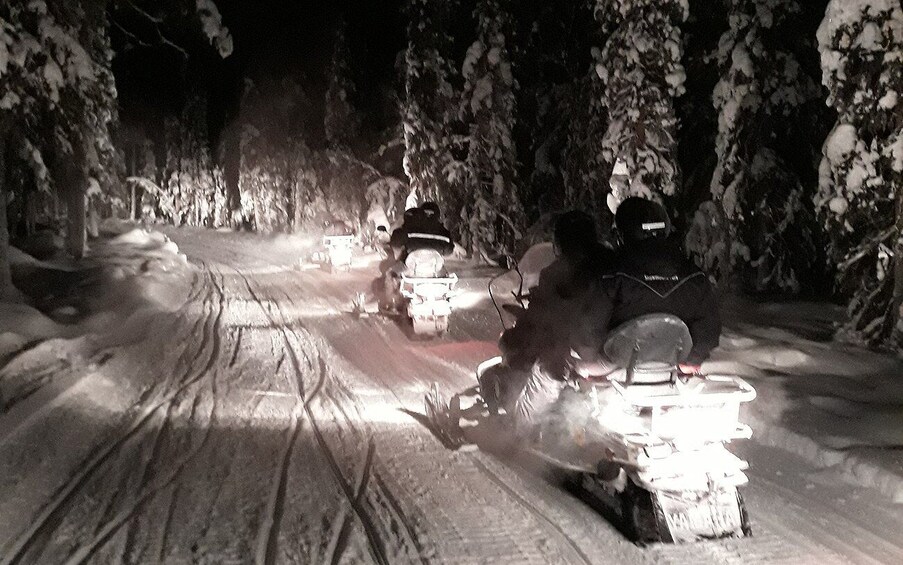 Picture 2 for Activity From Rovaniemi: Night Snowmobile Safari