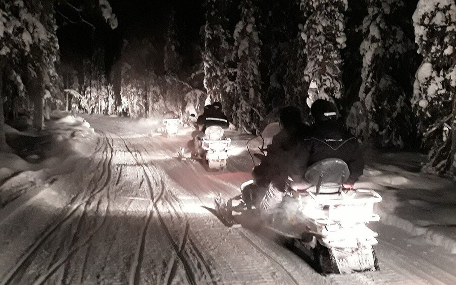 Picture 3 for Activity From Rovaniemi: Night Snowmobile Safari