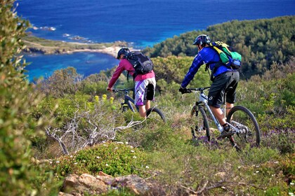 Sunset Mountain electric bike Gulf of Saint-Tropez