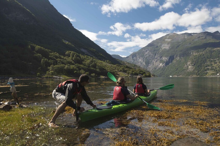 Picture 3 for Activity Geiranger: Guided Kayak Tour in Geiranger Fjord