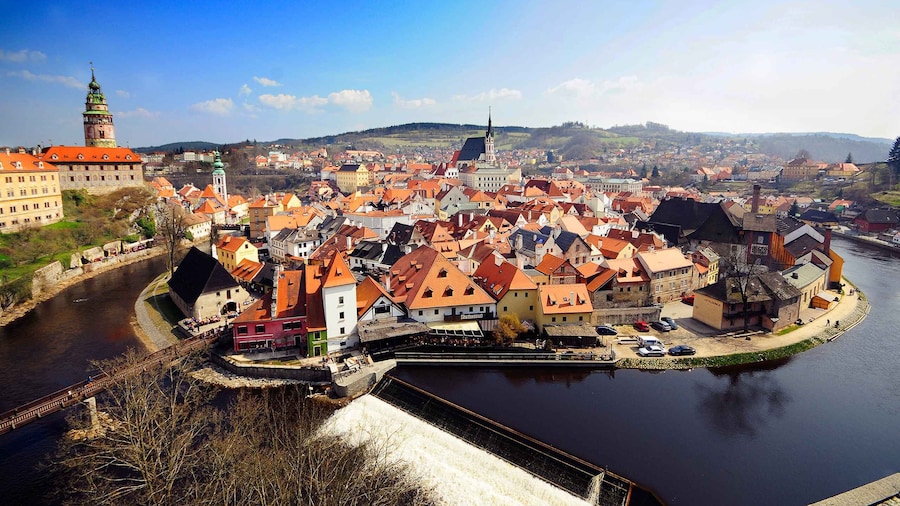 Český Krumlov - with entrance to the castle