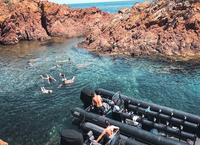 Picture 4 for Activity Cannes: 1h30 nautical excursion Esterel Calanques
