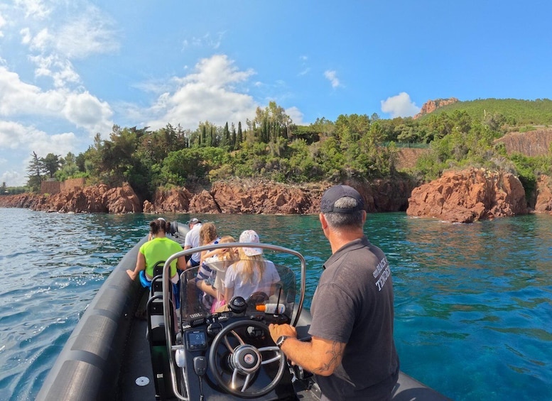 Picture 2 for Activity Cannes: 1h30 nautical excursion Esterel Calanques