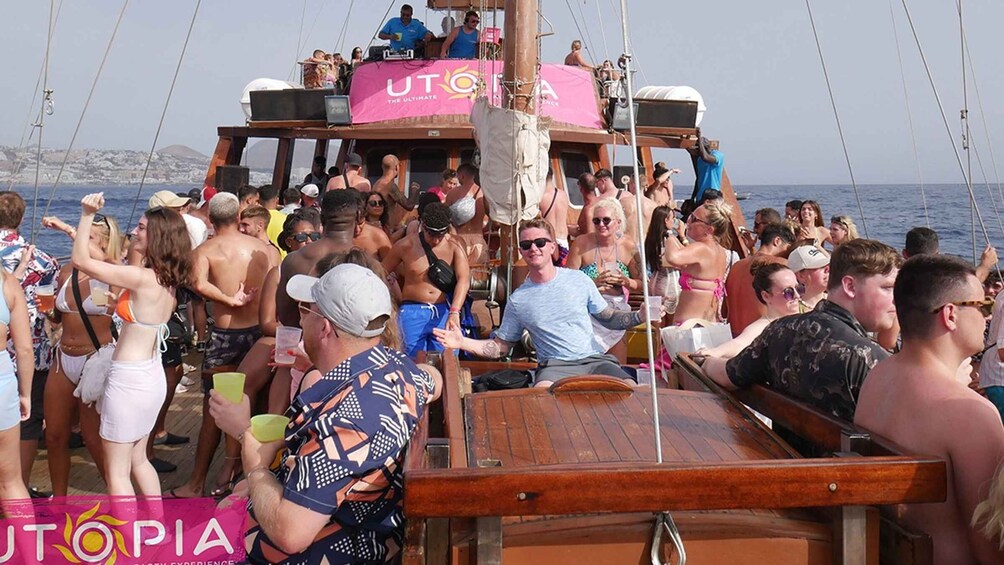 Picture 2 for Activity Tenerife: Boat Party with Open Bar and DJs