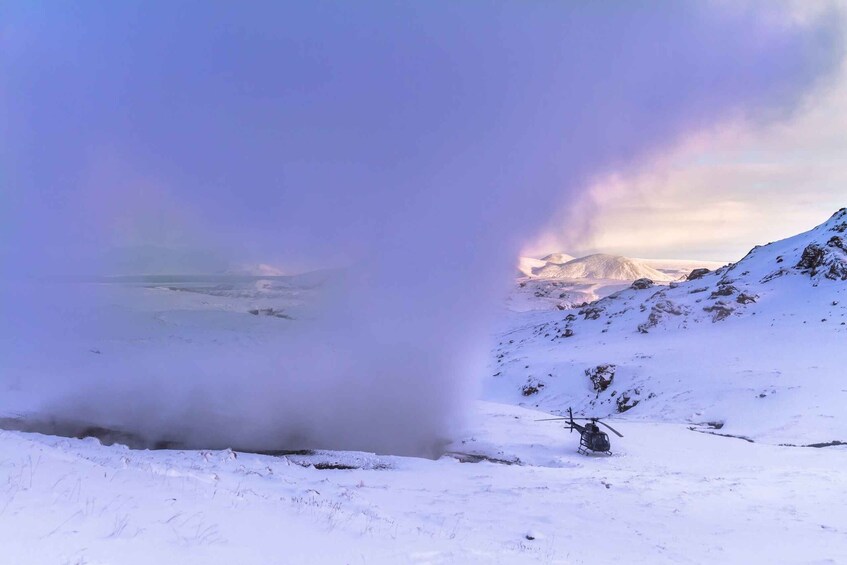 Picture 1 for Activity 1-Hour Helicopter Tour in Iceland: The Geothermal Tour