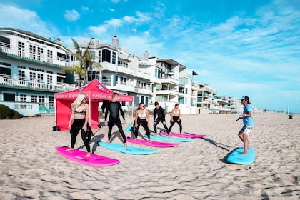 Los Angeles : cours de surf en groupe