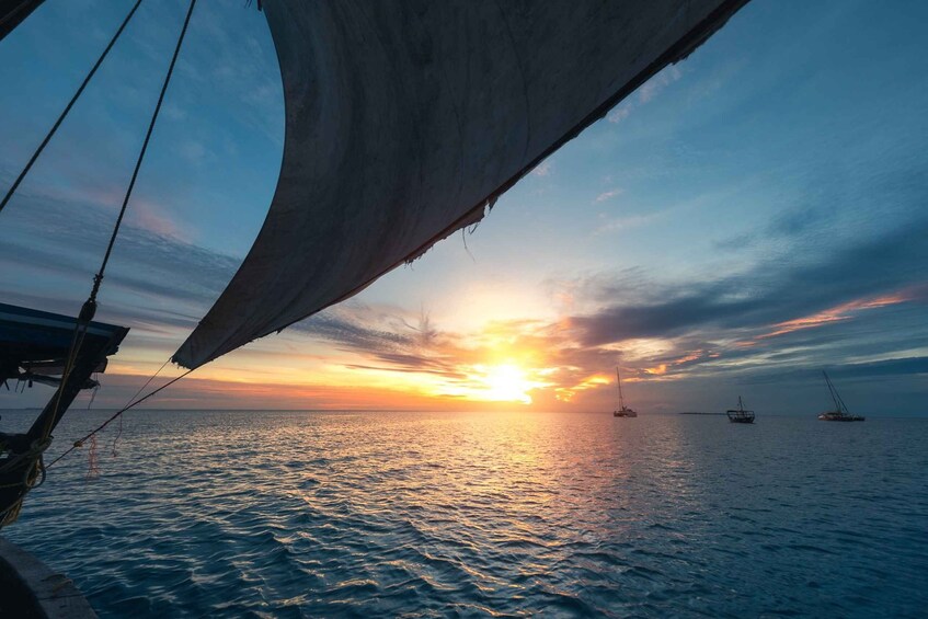 Picture 4 for Activity Zanzibar City: Sunset Sailing Tour with Snacks and Drinks