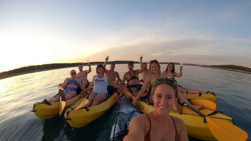 Cap Kamenjak : Kayak au coucher du soleil/excursion dans les vignobles