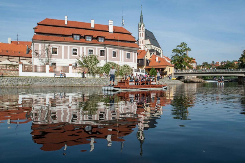 Picture 1 for Activity Český Krumlov: Wooden Raft River Cruise