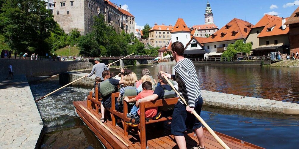 Picture 4 for Activity Český Krumlov: Wooden Raft River Cruise