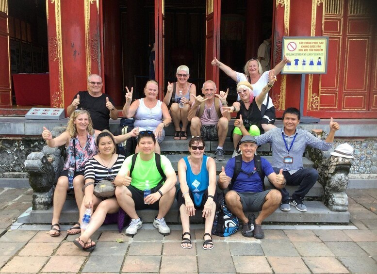 Picture 3 for Activity Hue Private City Tour: Thien Mu Pagoda, Dragon Boat & Crafts