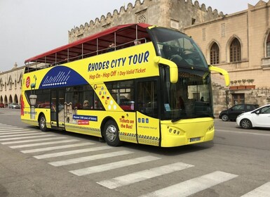 Rhodos: Hop-On Hop-Off Stadtrundfahrt Bus