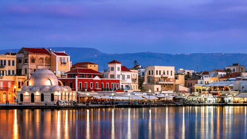 Chania Evening From Rethymno