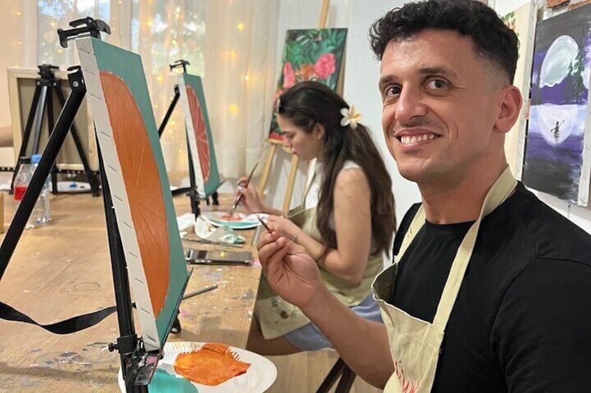 Paint and Wine - Authentic Art Workshop in Tirana