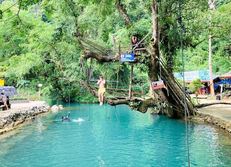 Picture 4 for Activity Vang Vieng: Blue Lagoon and Countryside Bike Tour with Lunch