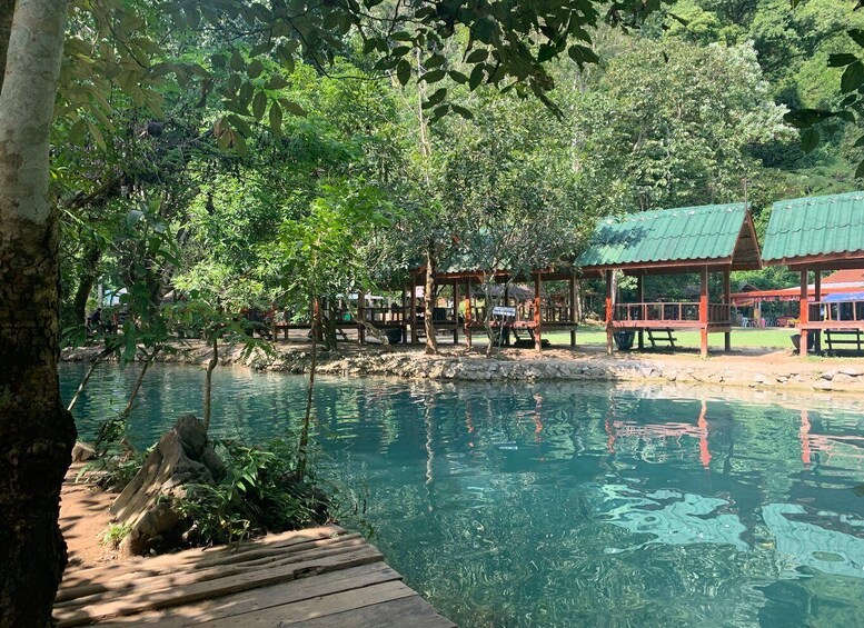 Picture 6 for Activity Vang Vieng: Blue Lagoon and Countryside Bike Tour with Lunch