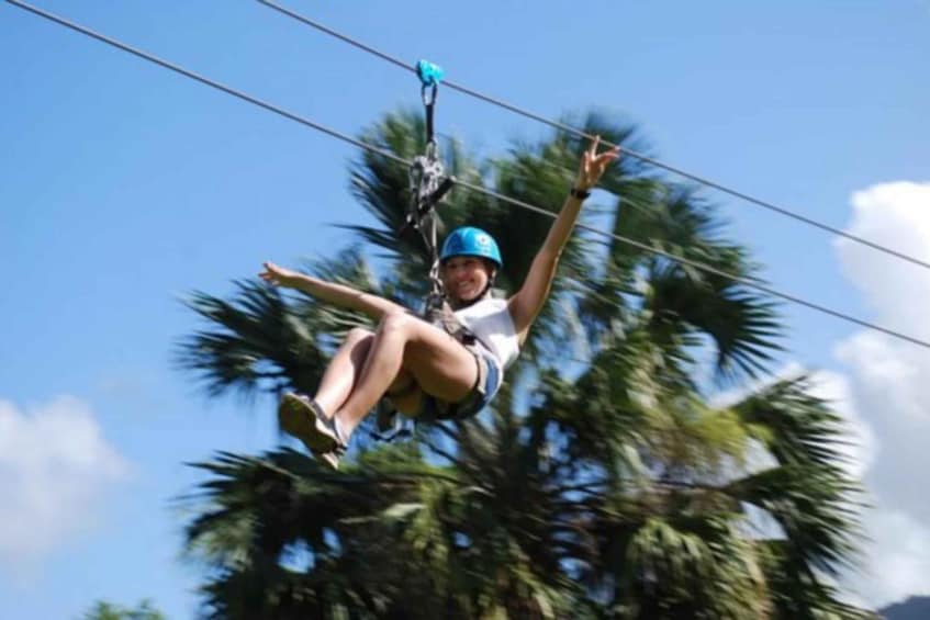Picture 4 for Activity Puerto Plata: Waterfalls, Zip Line Adventure and Horse Ride