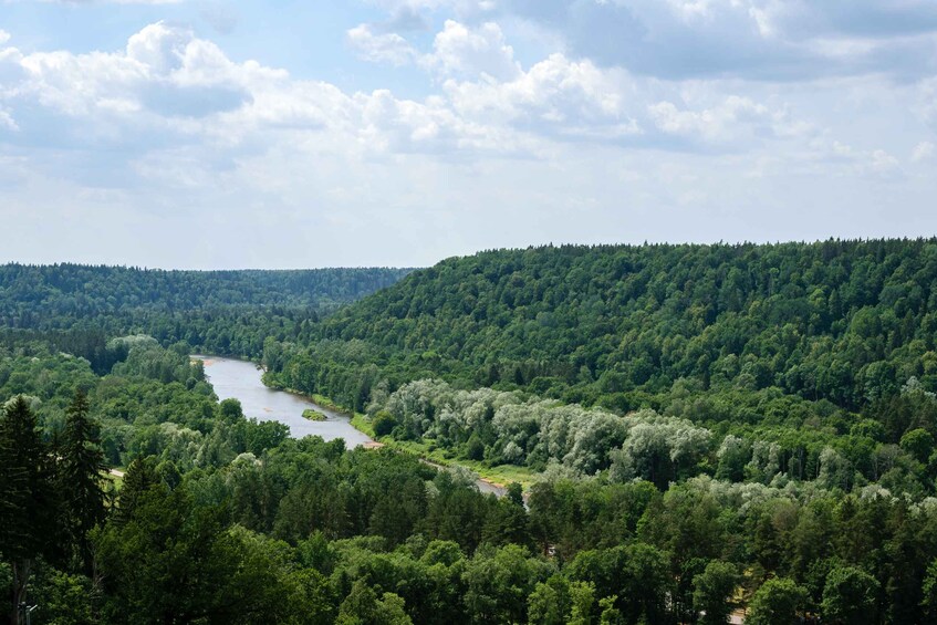 Picture 1 for Activity Sigulda Day Tour - Castle Ruins, Gūtmaņala Grotto, & More