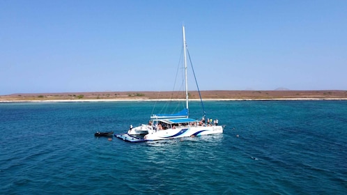 Sal : Croisière catamaran tout compris d’une demi-journée lounge