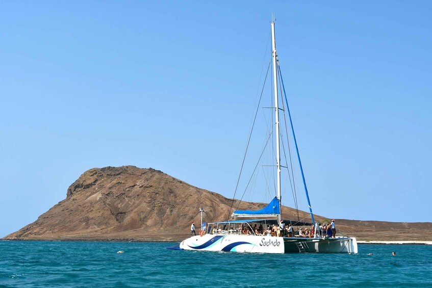 Picture 3 for Activity Sal: All-Inclusive Half-Day Lounge Catamaran Cruise