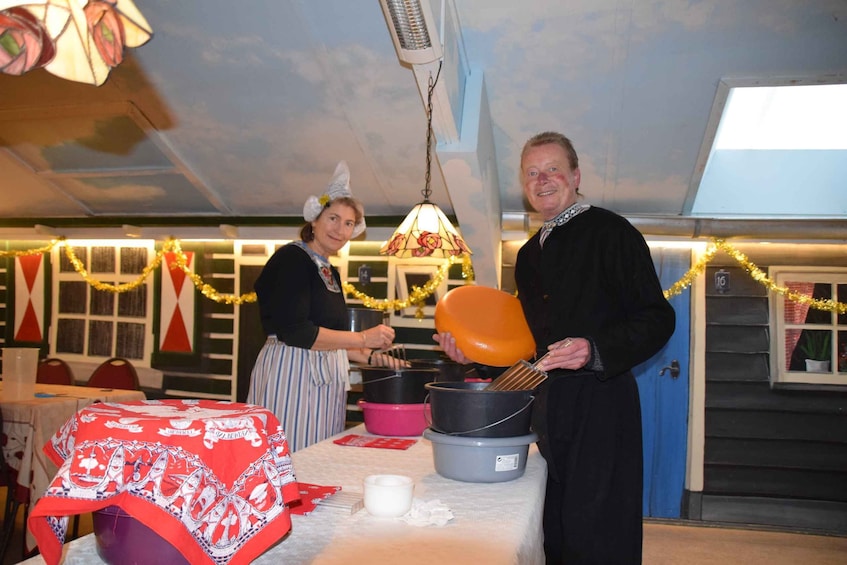 Picture 2 for Activity Volendam: 2.5-Hour Cheesemaking Workshop & Clog Making Tour