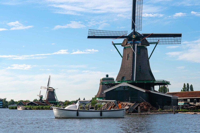 Picture 1 for Activity Zaanse Schans Windmills: Private Cruise with Food and Drinks