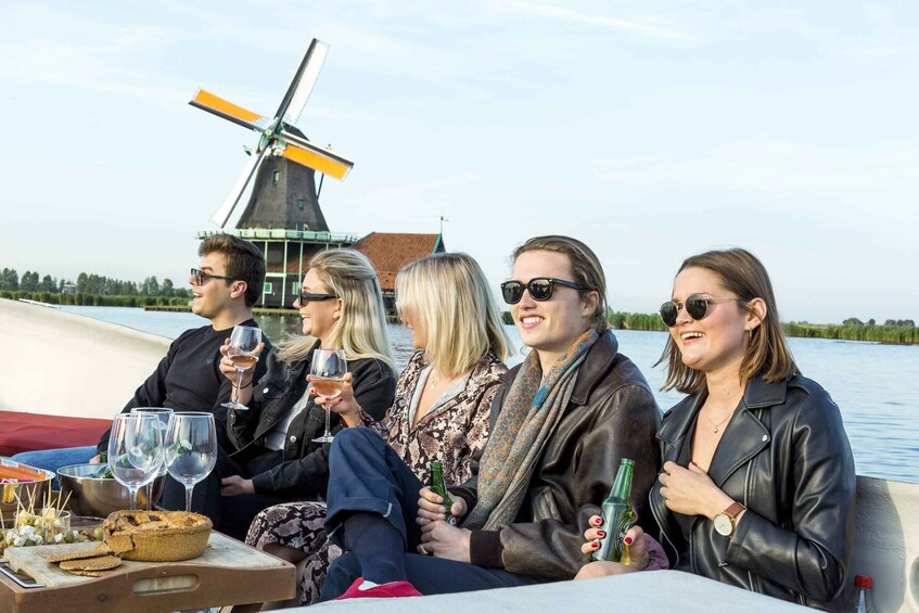 Picture 7 for Activity Zaanse Schans Windmills: Private Cruise with Food and Drinks