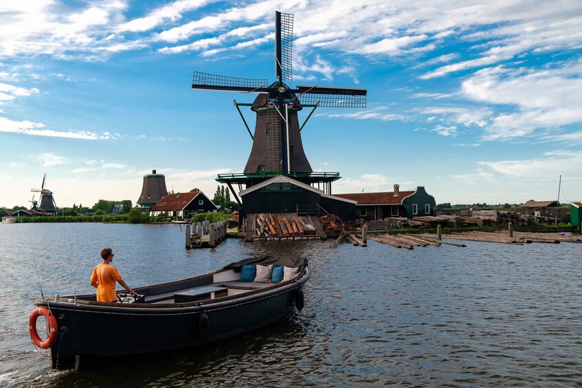 Picture 3 for Activity Zaanse Schans Windmills: Private Cruise with Food and Drinks