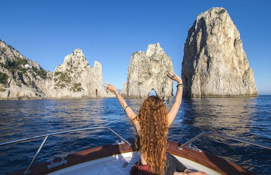 Picture 1 for Activity From Positano: Full-Day Boat Trip to Capri