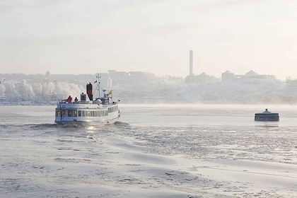 Stockholm vintertur med båt