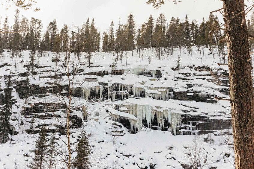 Picture 11 for Activity From Rovaniemi: Korouoma Canyon and Frozen Waterfalls Tour