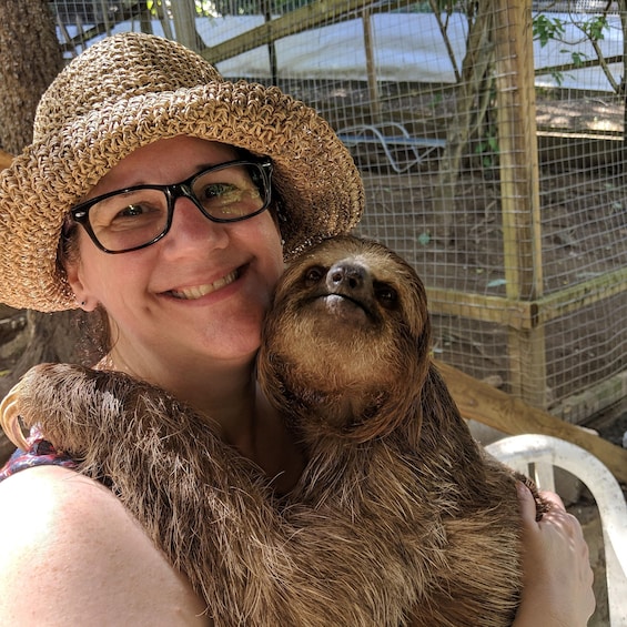 Roatan: Monkeys and Sloths Hangout with Island Tour