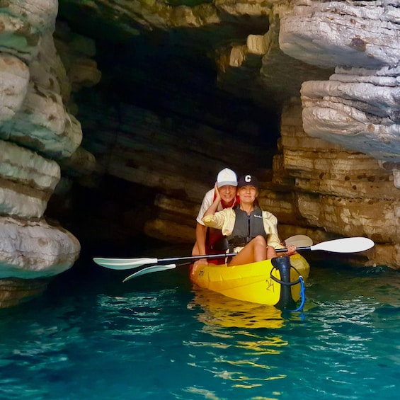 Picture 21 for Activity Budva: 3-Hour Paddle Board or Kayak Tour to Coastal Caves