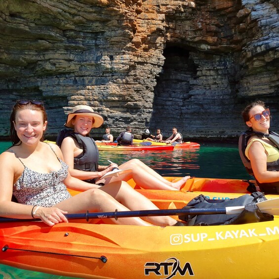Picture 20 for Activity Budva: 3-Hour Paddle Board or Kayak Tour to Coastal Caves