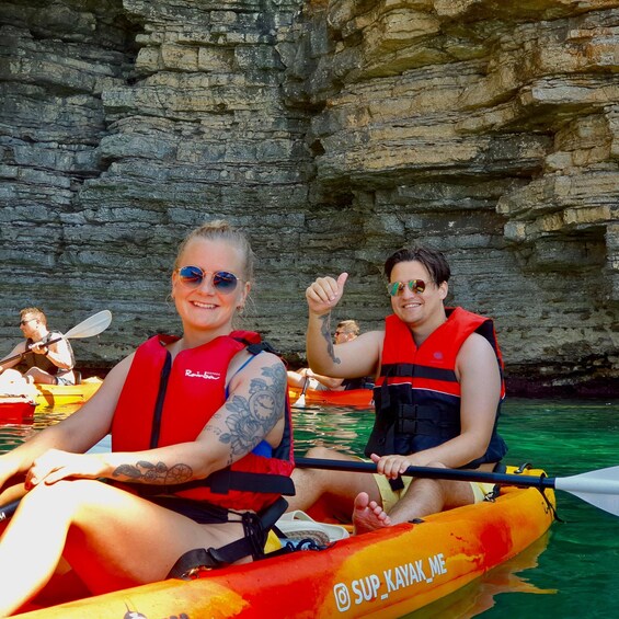 Picture 19 for Activity Budva: 3-Hour Paddle Board or Kayak Tour to Coastal Caves