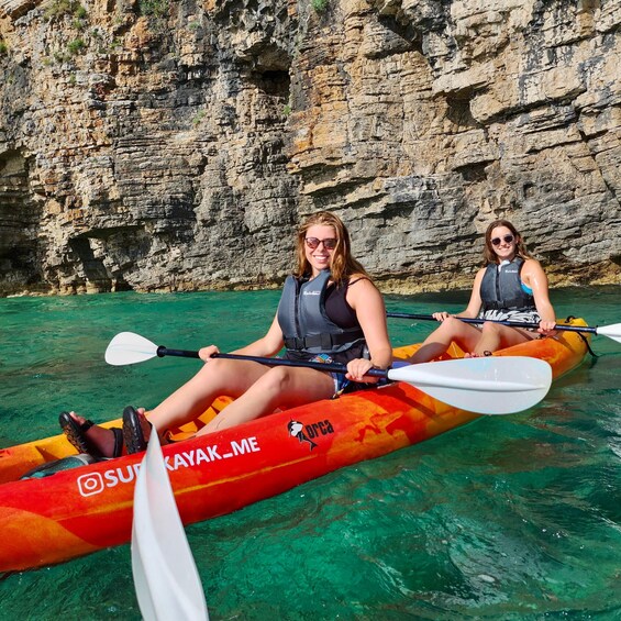Picture 24 for Activity Budva: 3-Hour Paddle Board or Kayak Tour to Coastal Caves