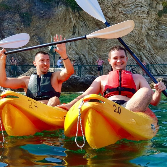Picture 11 for Activity Budva: 3-Hour Paddle Board or Kayak Tour to Coastal Caves