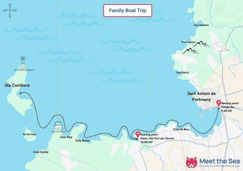 Picture 10 for Activity San Antonio: Family Boat Trip to Conillera island