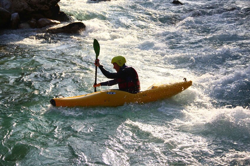 Picture 5 for Activity Bovec: Soča River 1-Day Beginners Kayak Course