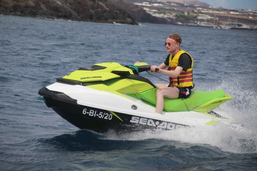 Picture 9 for Activity Lanzarote: Jet Ski Tour with Hotel Pickup