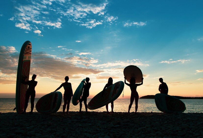 Picture 17 for Activity Pula: Stand-Up Paddleboard Yoga Classes at Morning & Sunset